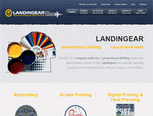 Tablet Screenshot of landingear.com.au